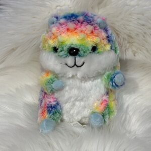 Rainbow Plush Hamster Toy
